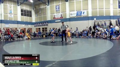 73 lbs Round 1 (4 Team) - Stephen Styer, Franklin Central Wrestling Club vs Wesley Elfreich, Mater Dei Wrestling Club