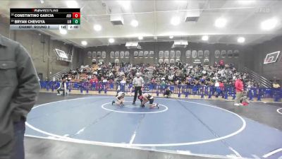 106 lbs Champ. Round 2 - Bryan Chevoya, Liberty (Madera) vs Constintino Garcia, Arvin