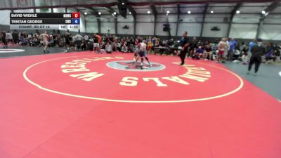 126 lbs Champ. Rd Of 16 - David Wiehle, Mat Demon Wrestling Club vs Tristan George, Chatfield Wrestling Club