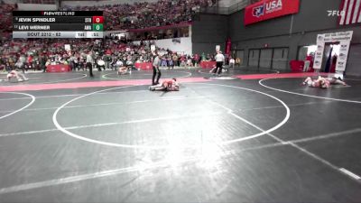82 lbs Champ. Round 2 - Jevin Spindler, Stratford vs Levi Werner, Askren Wrestling Academy