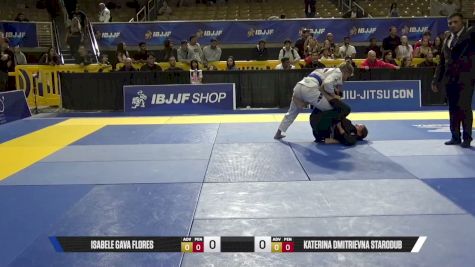 Katerina Dmitrievna Starodub vs Isabele Gava Flores 2026 Pan Jiu Jitsu IBJJF Championship
