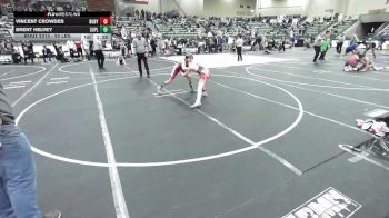 90 lbs Round Of 16 - Vincent Crowder, Ruby Mountain WC vs Brent Helvey, Suples