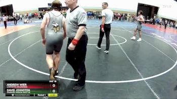 190 lbs Champ. Round 1 - Andrew Wier, Lafayette (Wildwood) vs David Johnston, Shawnee Mission West HS