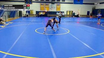 133 lbs Round 5 (6 Team) - Diego Sirio, Fort Hays Tech Northwest vs Colin Royster, Hawkeye Community College