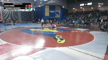 150 lbs Champ. Round 2 - Maverick Beckwith, Norwich vs Blake Haines, Gettysburg