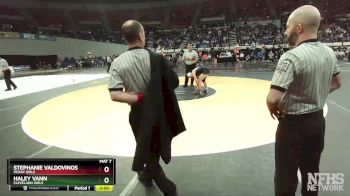 6A/5A Girls 130 Quarterfinal - Haley Vann, Cleveland Girls vs Stephanie Valdovinos, McKay Girls