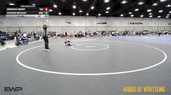 68 lbs Rr Rnd 2 - Kristian HEnry, Tulsa Elite 12U 2 vs Colson Beckley, Warrior Up 12U
