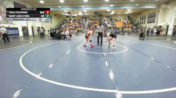 125 lbs Cons. Round 4 - Keila Maginnis, Woodbridge vs Mary Jane O`neil, Marina