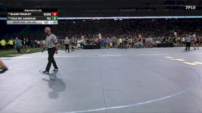 D3-165 lbs Quarterfinal - Blake Peasley, Belding vs Cole Mc Laughlin, Yale