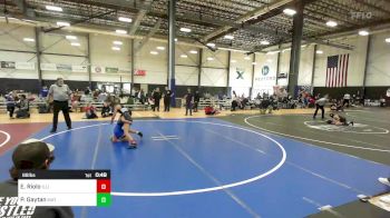 88 lbs Consolation - Elizabeth Riolo, Illinois Valley YW vs Paola Gaytan, Mat Demon WC