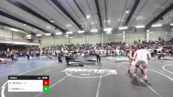285 lbs Final - Aaron Jordan, Alamosa vs Tristan Valdez, Central Grand Junction