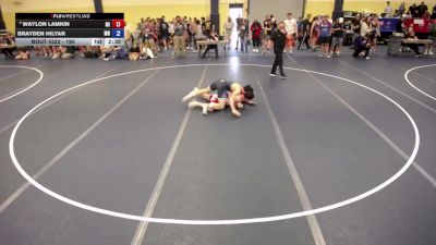 190 lbs Cons. Round 2 - Waylon Lamkin, MI vs Brayden Hilyar, MN
