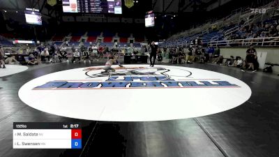 132 lbs 7th Place - Manuel Saldate, NV vs Logan Swensen, MN