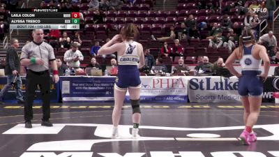 142 lbs Consi 3 - Laila Colon, Manheim Township-G vs Alyssa Tresco, Kiski Area-G