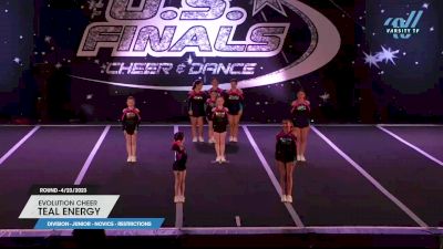 Evolution Cheer - Teal Energy [2023 L1 Junior - Novice - Restrictions 4/23/2023] 2023 The U.S. Finals: New Jersey