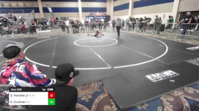 70 lbs Consi Of 8 #2 - Destin Hanaike Jr, Flow Academy HI vs Kommon Cunanan, Valiant College Prep