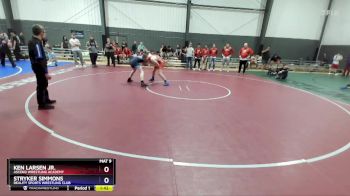 175 lbs 2nd Place Match - Ken Larsen Jr., Ascend Wrestling Academy vs Stryker Simmons, Reality Sports Wrestling Club