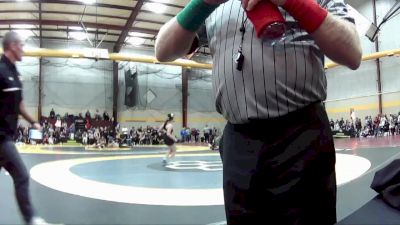 115 lbs Champ. Round 1 - Payton Gines, Syracuse HS vs Nadiya Turner, Perry (Massillon)