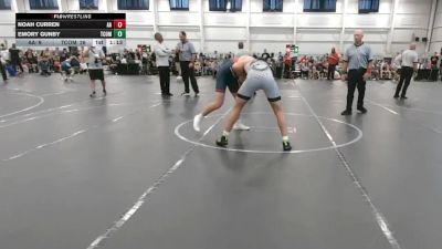 150 lbs Finals (2 Team) - Noah Curren, All American vs Emory Gunby, The Compound