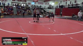 165 lbs Champ. Round 1 - JJ Stringer, Iowa City, City High vs John DSouza, Dubuque Hempstead