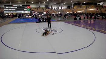 50 lbs Cons. Round 4 - Theodore Nuar, Minion Training Center vs Cash Swenson, Williamson County Wrestling Cl