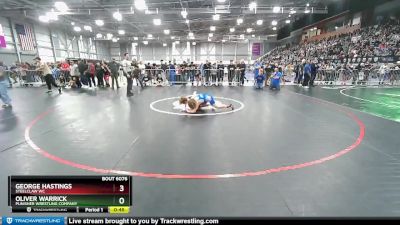 86 lbs Champ. Round 2 - George Hastings, Steelclaw WC vs Oliver Warrick, Punisher Wrestling Company