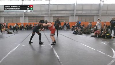 160 lbs Round 3 (4 Team) - Zayvier Dickerson, Brecksville vs Korbin Merrifield, Rising Kingz
