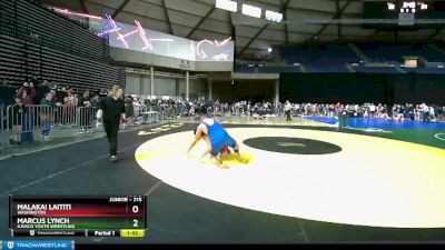 215 lbs Round 1 - Malakai Laititi, Washington vs Marcus Lynch, Ilwaco Youth Wrestling