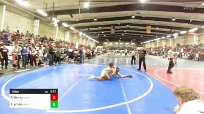 116 lbs Round Of 16 - Peyton Seimy, Other Team vs Traycer White, Mancos Bluejays
