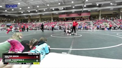 58 lbs Cons. Round 5 - Homer Thompson Ii, Team Of Hard Knox vs Walter Simon, Purler