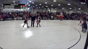 30 lbs Quarterfinal - Jackson Jensen, Alliance Wrestling Club vs Hiram Johnson, FoxFit