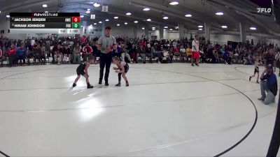 30 lbs Quarterfinal - Jackson Jensen, Alliance Wrestling Club vs Hiram Johnson, FoxFit