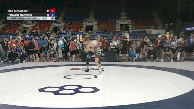 126 lbs Champ. Rd Of 64 - Rex Lancaster, Wisconsin vs Davien Martinez, Colorado