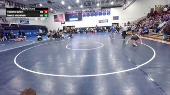 126 lbs Quarterfinal - Pryce Wiginton, Riverton vs Holdyn Quick, Scottsbluff
