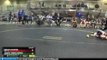 80 lbs Round 1 (6 Team) - Jeremy Aiden Carver, Untouchables-Olympia vs Urijah Courter, Ares