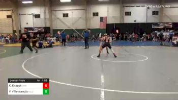 115 lbs Quarterfinal - Kolt Knaack, IAWC vs Vinko Villavicencio, Colorado Top Team