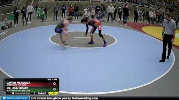 106 lbs Round 3 - Javier Mendoza, Salem Elite Mat Club vs Vaughn Graff, South Medford Mat Club