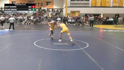 157Brown lbs Rr Rnd 3 - Matt Rogers, Hofstra vs Dylan Zenion, Hofstra