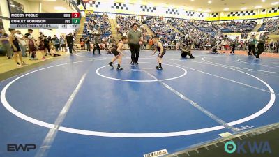90 lbs Consolation - McCoy Poole, Hornet Wrestling vs Conley Robinson, Pawnee Wrestling Club