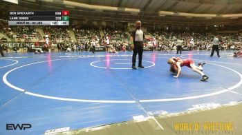 60 lbs Quarterfinal - Ben Spexarth, Brawlers Wrestling Club KS vs Lane Jones, Storm Wrestling Center