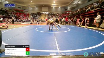 90 lbs Quarterfinal - Brayden Replogle, Keystone Wrestling Club vs Blake Helms, Glenpool Warriors