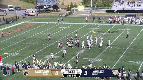 Replay: Wingate vs Anderson (SC) | Oct 25 @ 2 PM