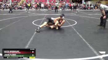 150 lbs Cons. Round 1 - Alyck Rodriguez, Scottsbluff Wrestling Club vs Jason Flores, Southwest Timberwolves Kids Wr