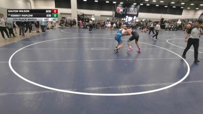157 lbs 7th Place Match - Dalton Wilson, MN Elite Wrestling Club vs Torrey Paplow, Berge Elite Wrestling Academy