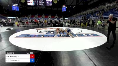 100 lbs 7th Place - Kaiden Belinsky, IA vs Chase Dubuque, NJ