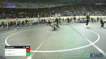 46 lbs Consolation - Kasen Fuller, Comanche Takedown Club vs Garrett Doyle, Cowboy Wrestling Club