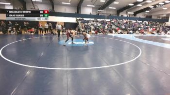 141 lbs Semifinal - Malcolm Chrispin, Bridgewater State vs Isaac Quiles, Springfield College