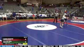 5A 160 lbs Cons. Round 2 - Caden Erskine, Greenwood High vs Kolton Sims, Van Buren High