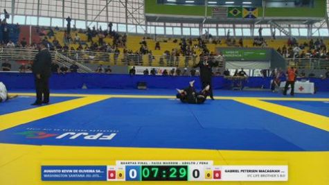 GABRIEL PETERSEN MACAGNAN OLIVEI vs AUGUSTO KEVIN DE OLIVEIRA SANTOS 2026 FPJJ Circuito Paulista GI Etapa 3