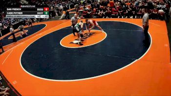 190 lbs Semis & 1st Wrestleback (8 Team) - Dan French, Woodstock (Marian) vs Cade Poyner, Coal City